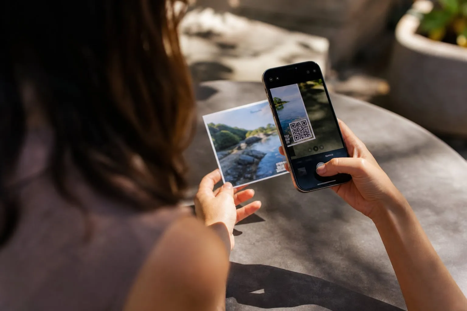 Como escanear QR code de foto e conferir o link com