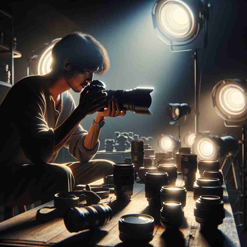 An image illustrating Dicas Para Fotografar em Ambientes com Pouca Luz
