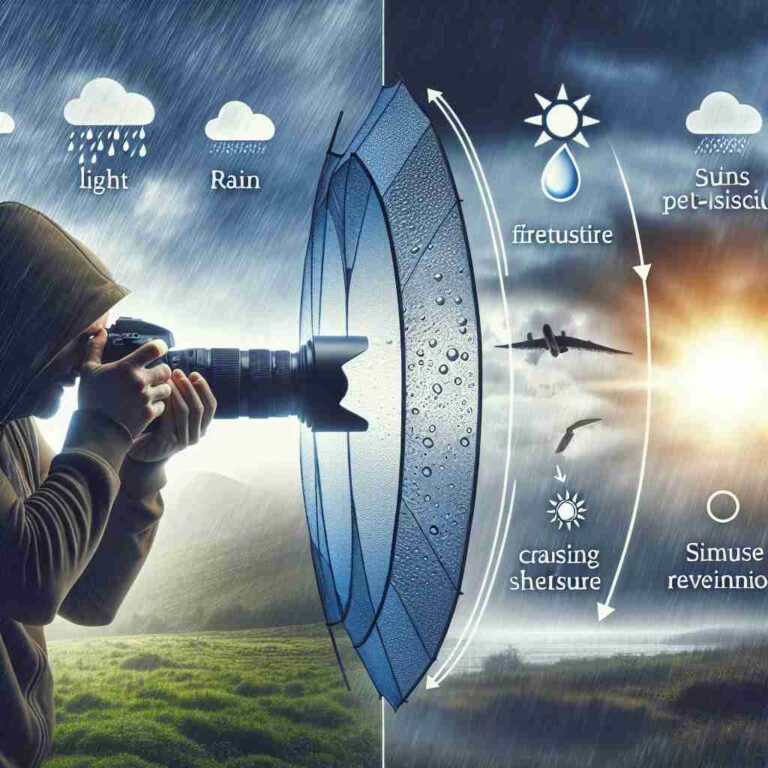 An image illustrating Como Lidar com Diferentes Condições Climáticas ao Fotografar