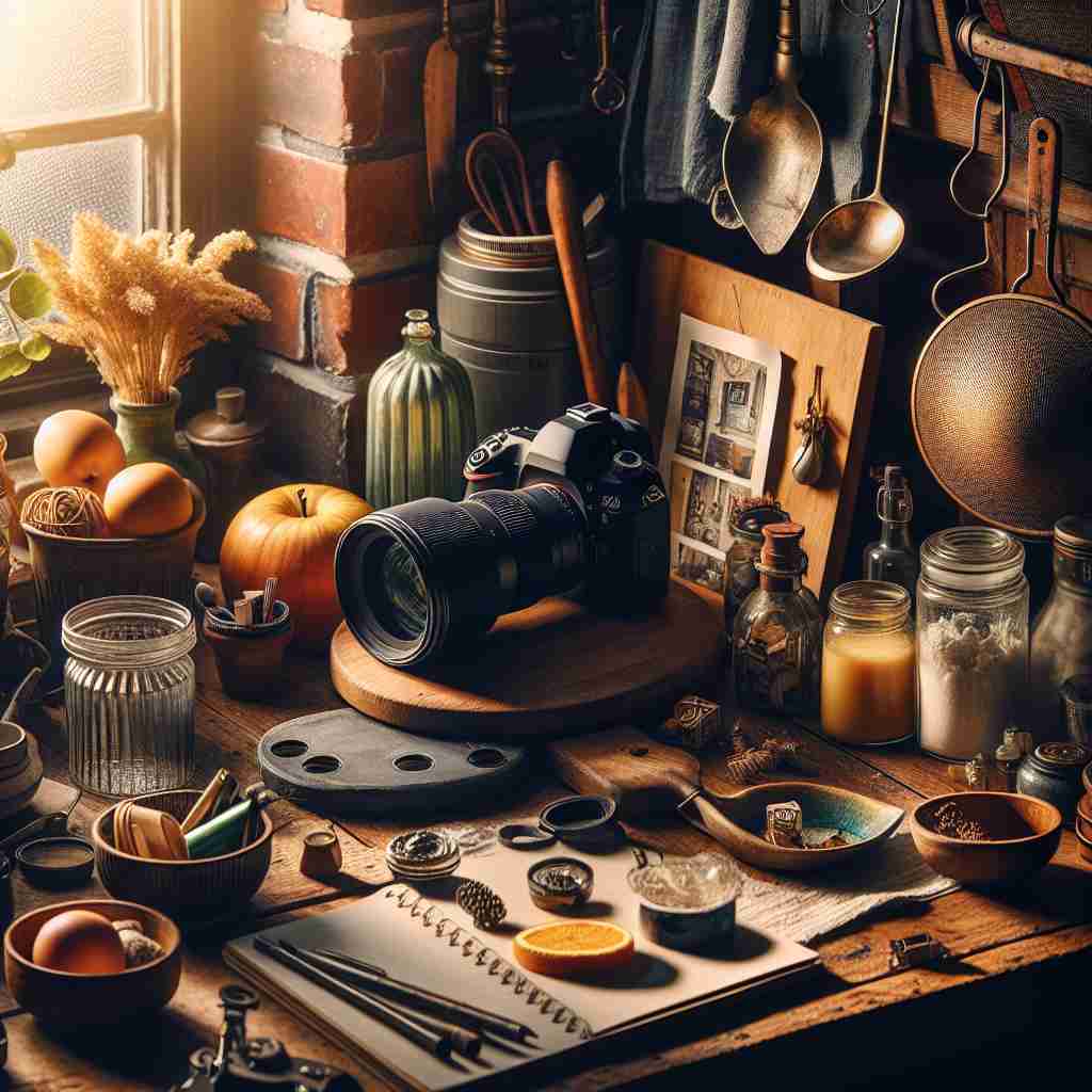 An image illustrating Como Fazer Fotos Criativas com Objetos do Dia a Dia