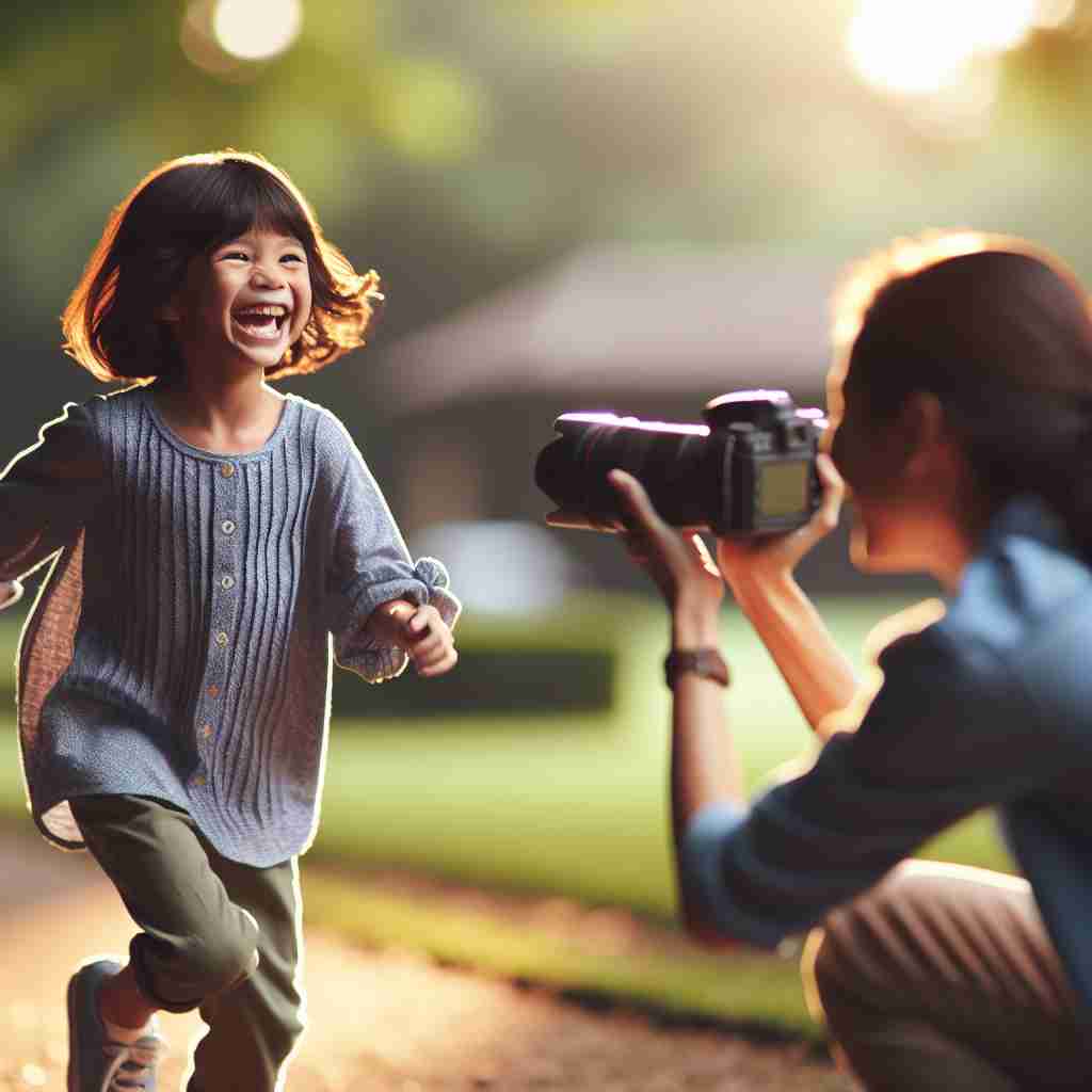 An image illustrating Dicas para Fotografar Crianças de Forma Espontânea