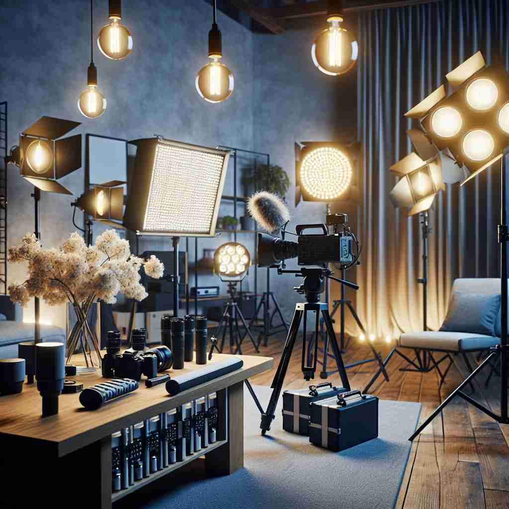 An image illustrating Como Montar um Kit Básico de Iluminação