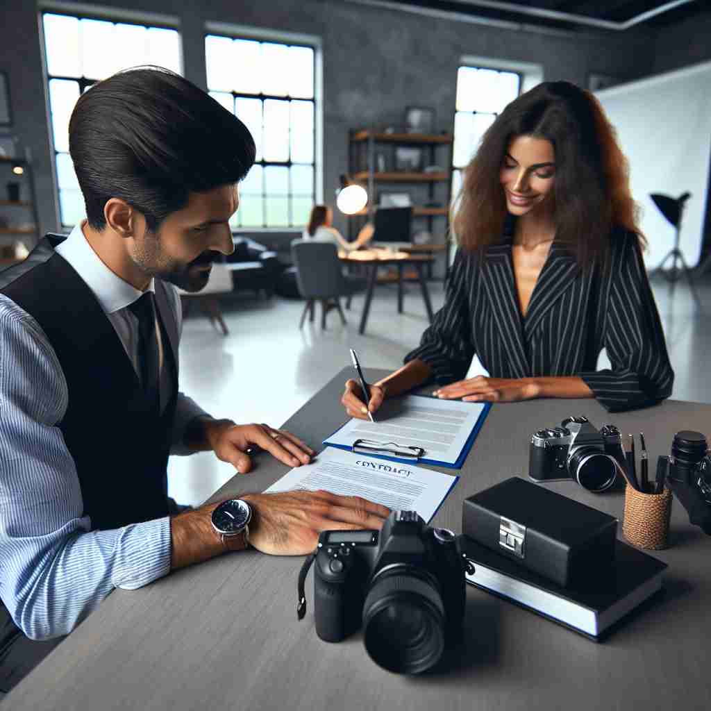 An image illustrating Como Montar um Contrato de Prestação de Serviços Fotográficos