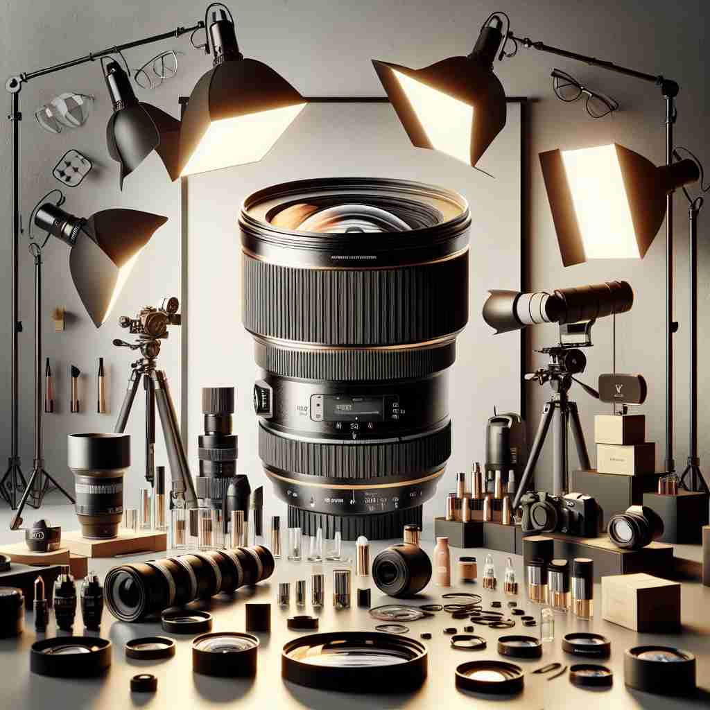 An image illustrating Equipamentos Essenciais para Fotografia de Produtos